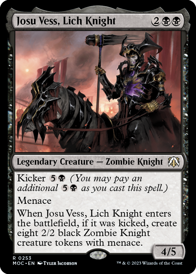 Josu Vess, Lich Knight [March of the Machine Commander] | GnG Games