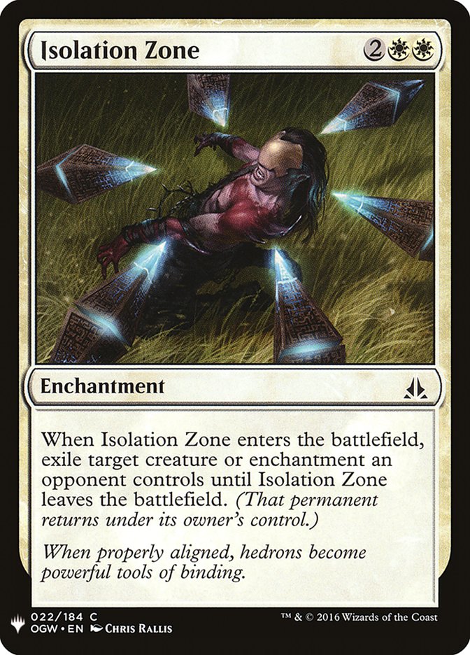 Isolation Zone [Mystery Booster] | GnG Games