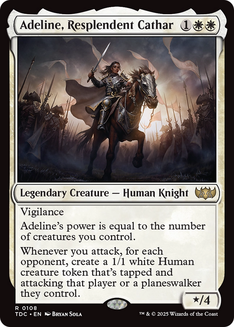 Adeline, Resplendent Cathar [Tarkir: Dragonstorm Commander] | GnG Games
