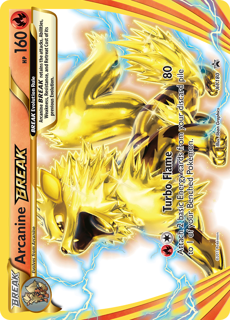 Arcanine BREAK (XY180) [XY: Black Star Promos] | GnG Games