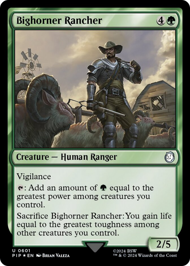 Bighorner Rancher (Surge Foil) [Fallout] | GnG Games