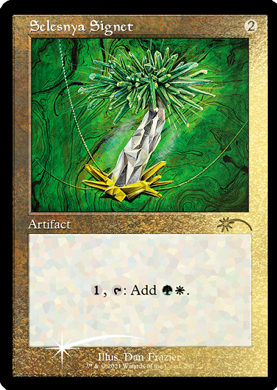 Selesnya Signet (Retro) (Foil Etched) [Secret Lair Drop Series] | GnG Games