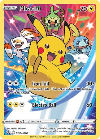 Pikachu (SWSH020) [Sword & Shield: Black Star Promos] | GnG Games