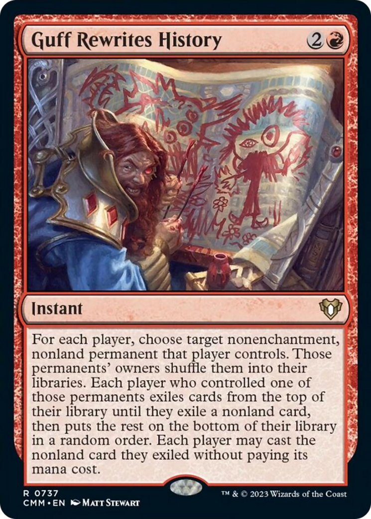 Guff Rewrites History [Commander Masters] | GnG Games
