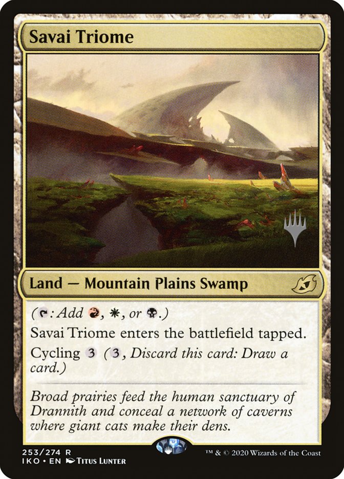 Savai Triome (Promo Pack) [Ikoria: Lair of Behemoths Promos] | GnG Games