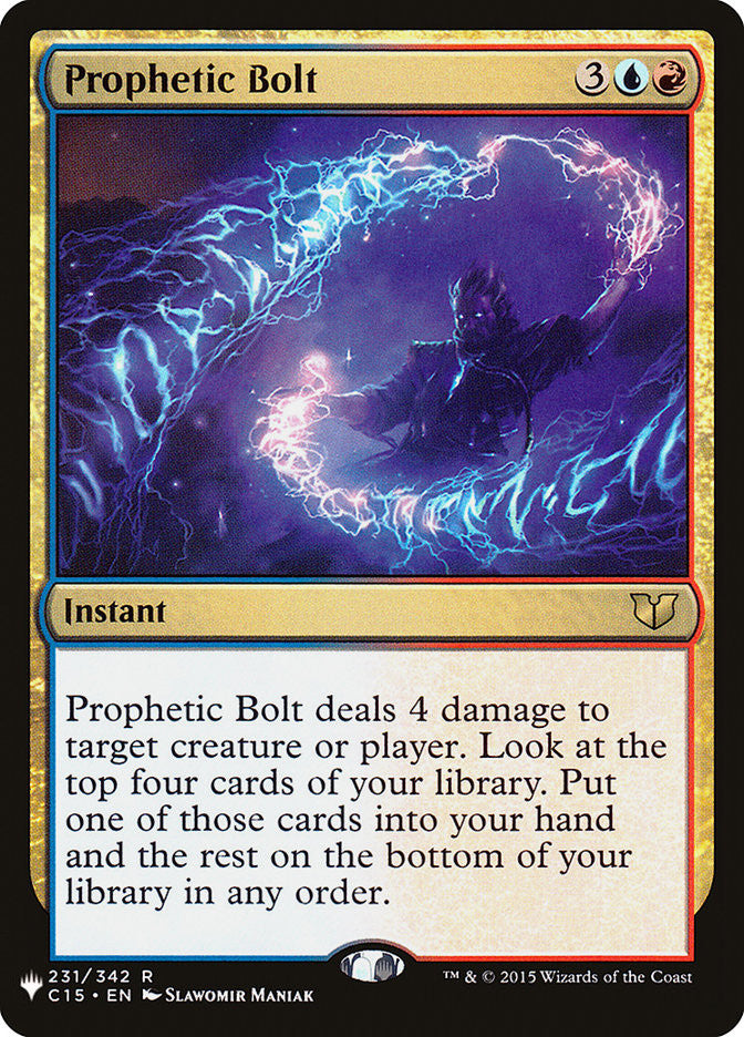 Prophetic Bolt [The List] | GnG Games