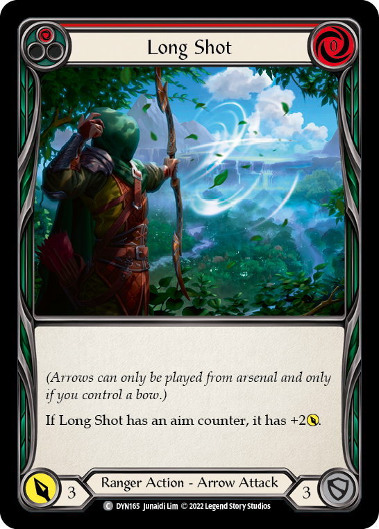 Long Shot (Red) [DYN165] (Dynasty)  Rainbow Foil | GnG Games