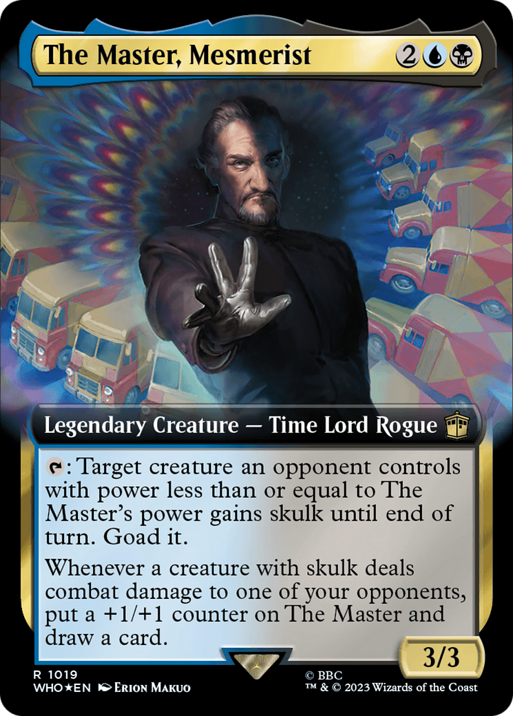 The Master, Mesmerist (Extended Art) (Surge Foil) [Doctor Who] | GnG Games