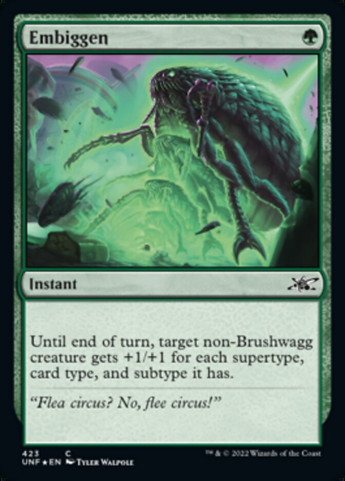 Embiggen (Galaxy Foil) [Unfinity] | GnG Games