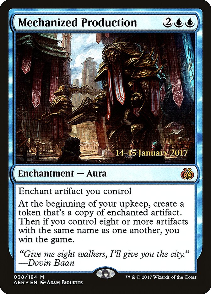 Mechanized Production [Aether Revolt Prerelease Promos] | GnG Games