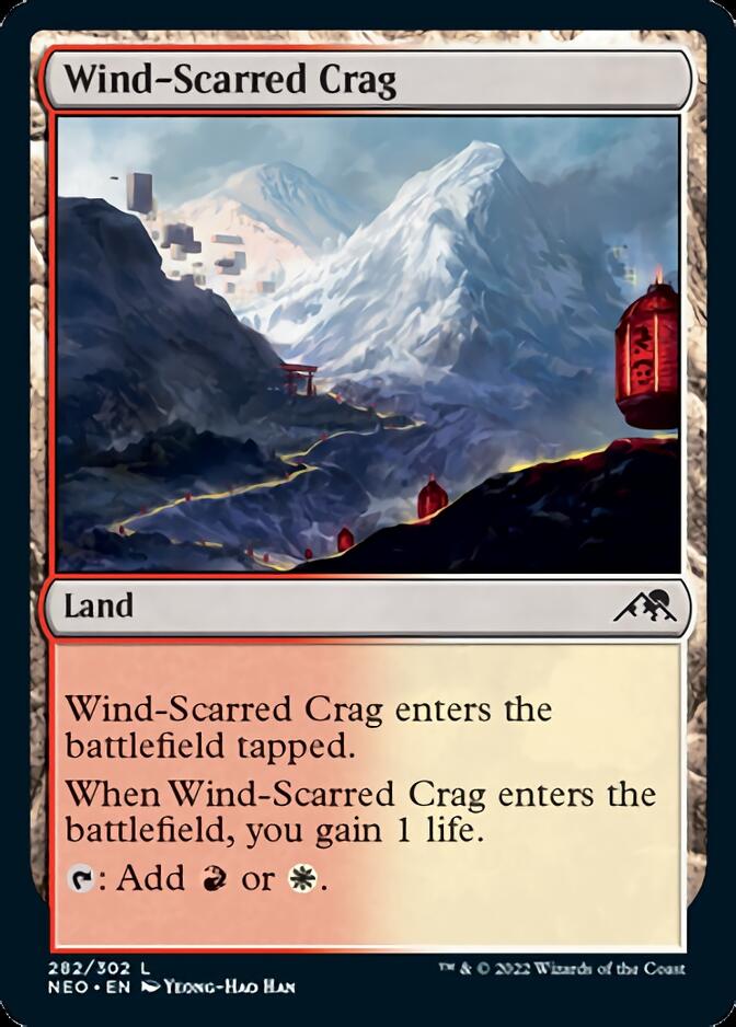 Wind-Scarred Crag [Kamigawa: Neon Dynasty] | GnG Games