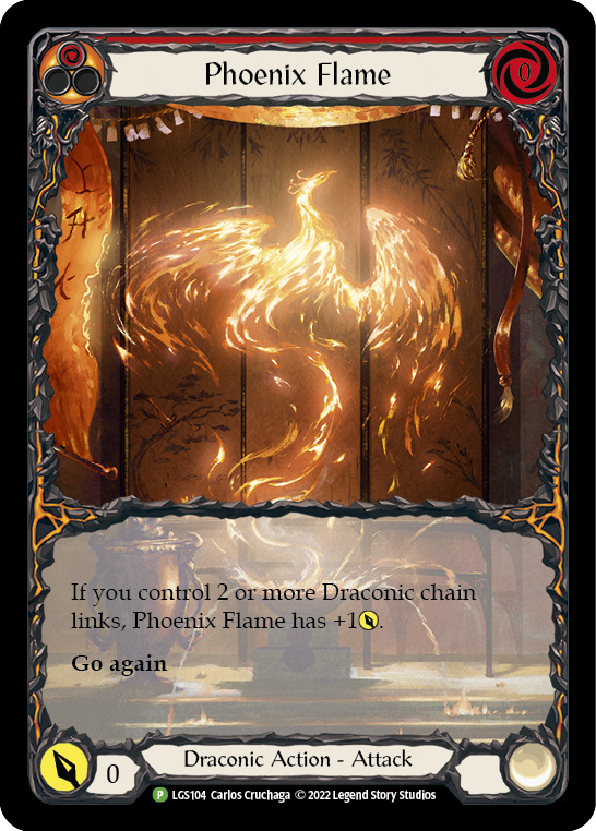 Phoenix Flame [LGS104] (Promo)  Rainbow Foil | GnG Games