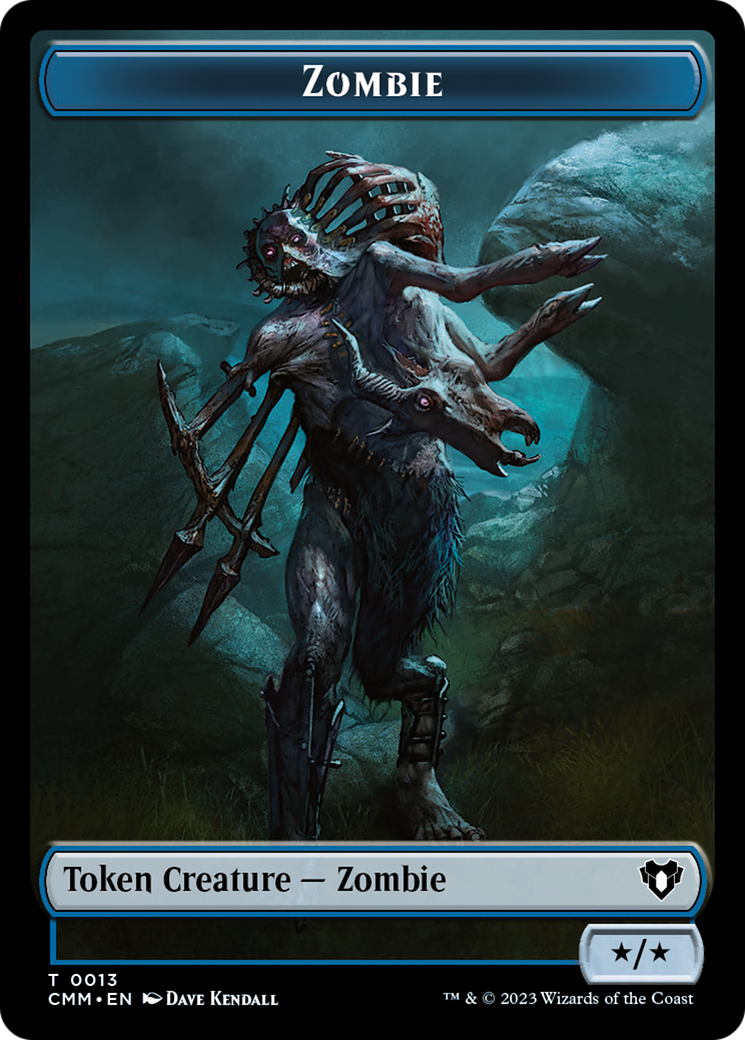 Zombie Token (13) [Commander Masters Tokens] | GnG Games