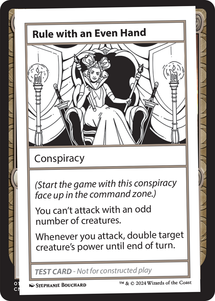 Rule with an Even Hand [Mystery Booster 2 Playtest Cards] | GnG Games