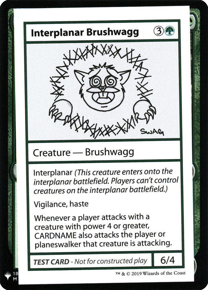 Interplanar Brushwagg [Mystery Booster Playtest Cards] | GnG Games