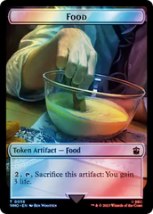 Alien Angel // Food (0058) Double-Sided Token (Surge Foil) [Doctor Who Tokens] | GnG Games