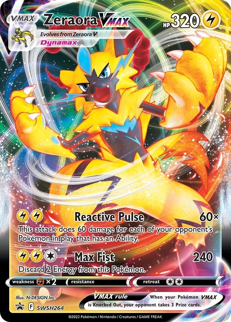 Zeraora VMAX (SWSH264) [Sword & Shield: Black Star Promos] | GnG Games