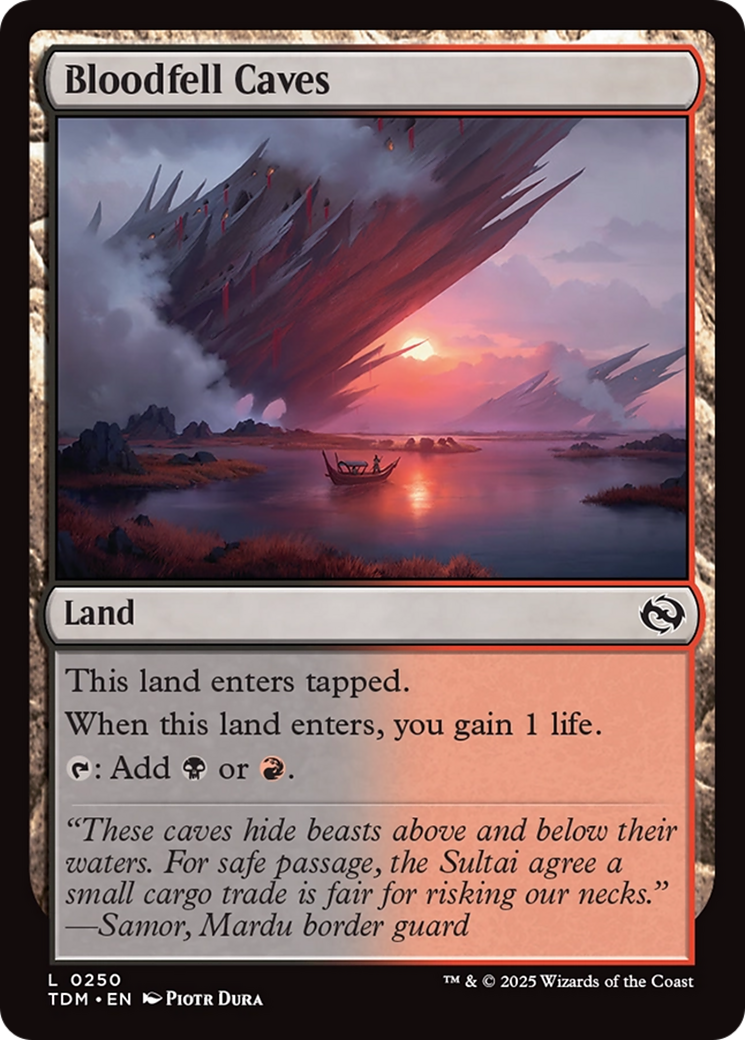 Bloodfell Caves [Tarkir: Dragonstorm] | GnG Games