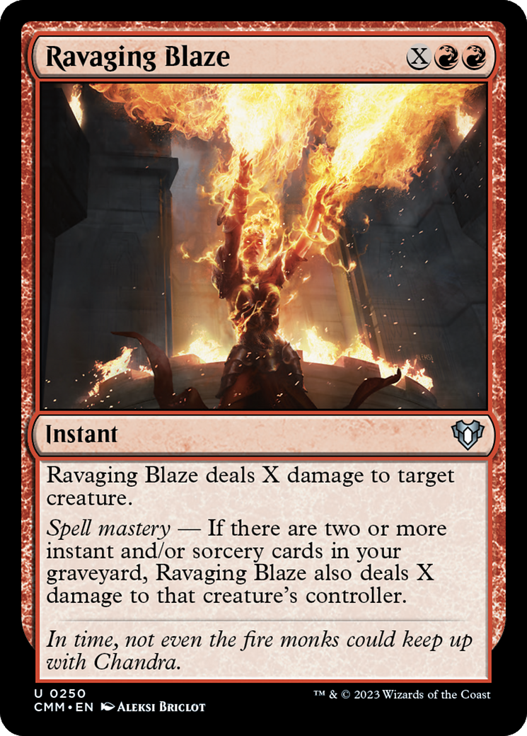 Ravaging Blaze [Commander Masters] | GnG Games