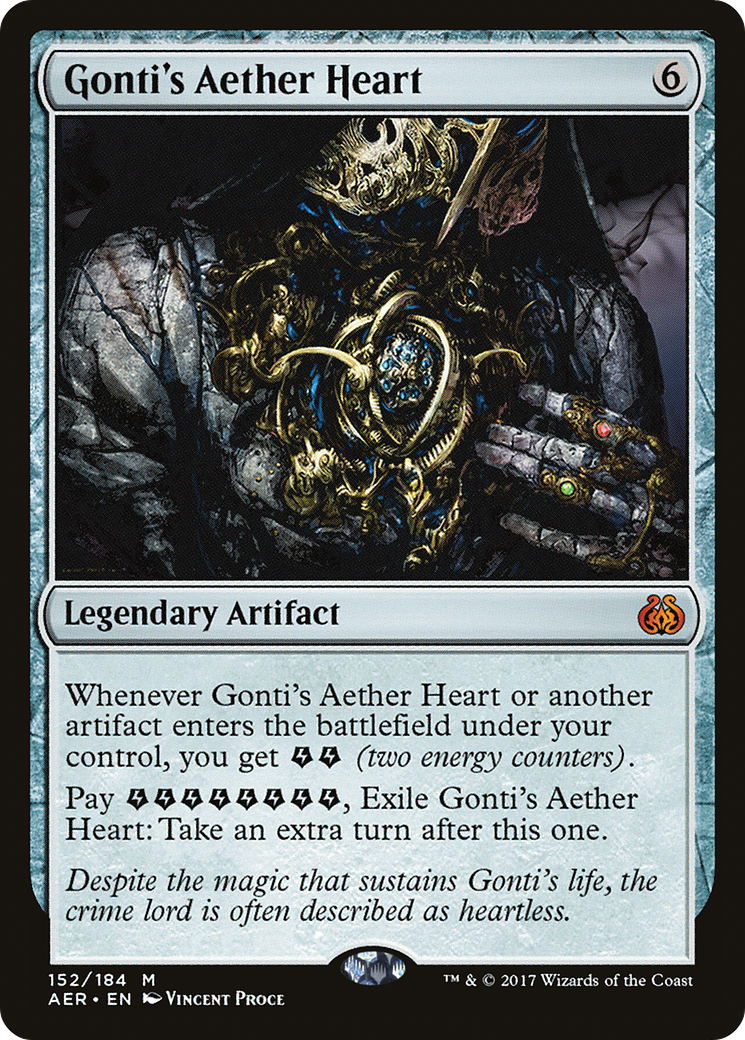 Gonti's Aether Heart (Ripple Foil) [Modern Horizons 3 Commander] | GnG Games