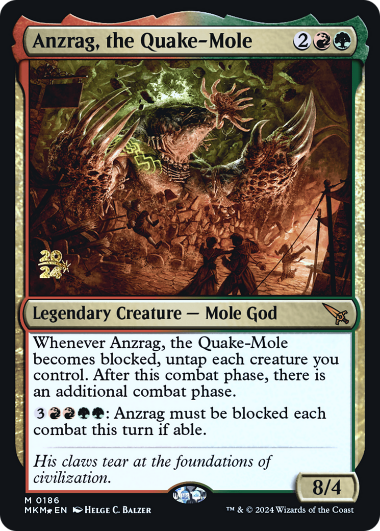 Anzrag, the Quake-Mole [Murders at Karlov Manor Prerelease Promos] | GnG Games