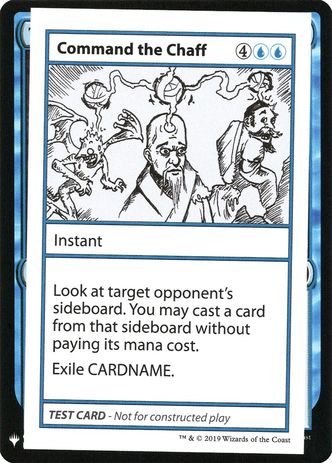 Command the Chaff [Mystery Booster Playtest Cards] | GnG Games