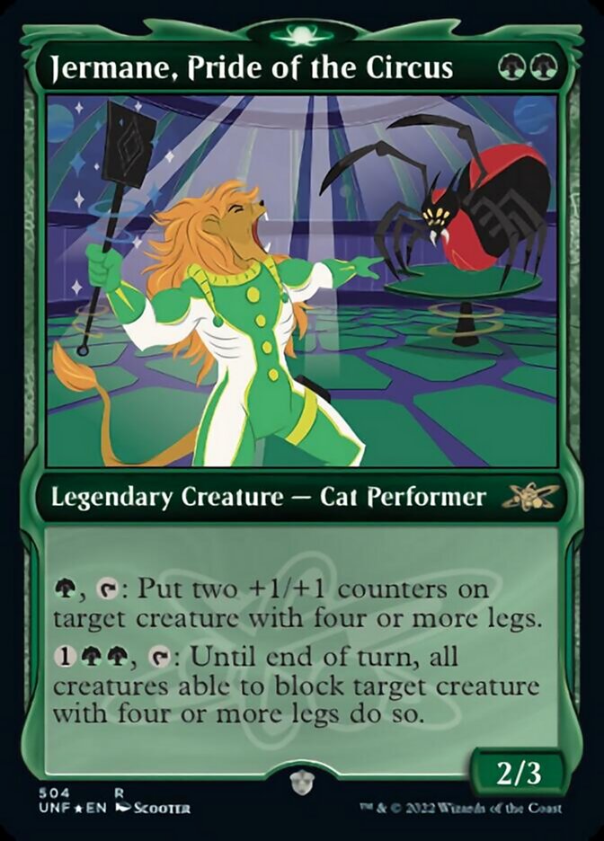 Jermane, Pride of the Circus (Showcase) (Galaxy Foil) [Unfinity] | GnG Games