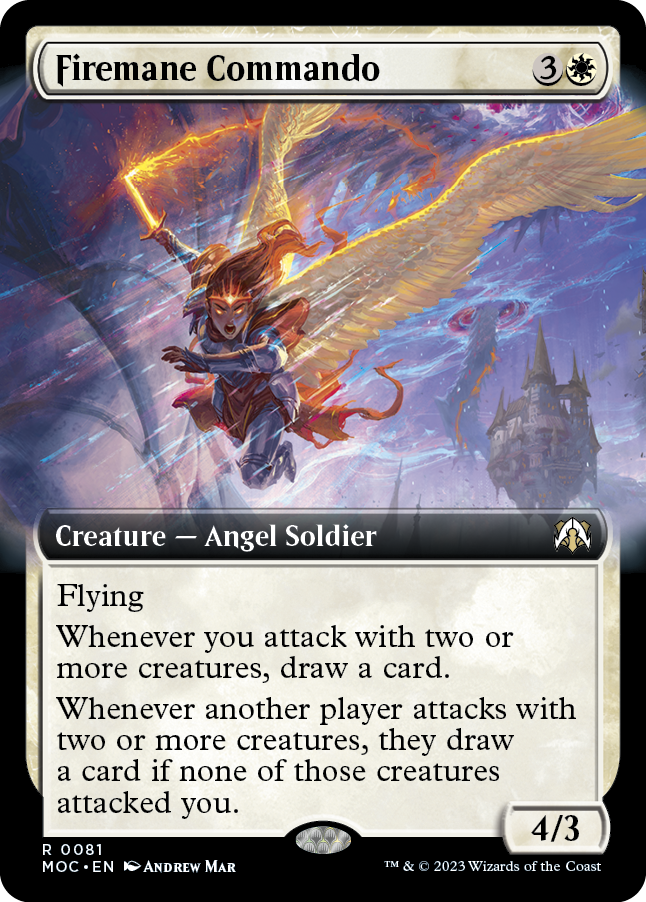 Firemane Commando (Extended Art) [March of the Machine Commander] | GnG Games