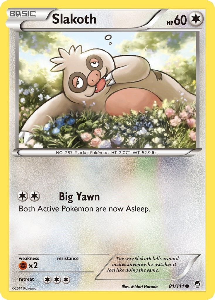 Slakoth (81/111) [XY: Furious Fists] | GnG Games