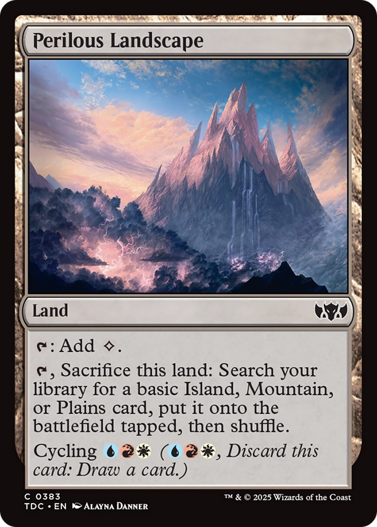 Perilous Landscape [Tarkir: Dragonstorm Commander] | GnG Games