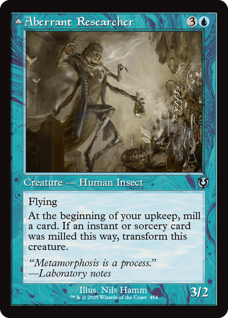 Aberrant Researcher // Perfected Form (Retro Frame) [Innistrad Remastered] | GnG Games