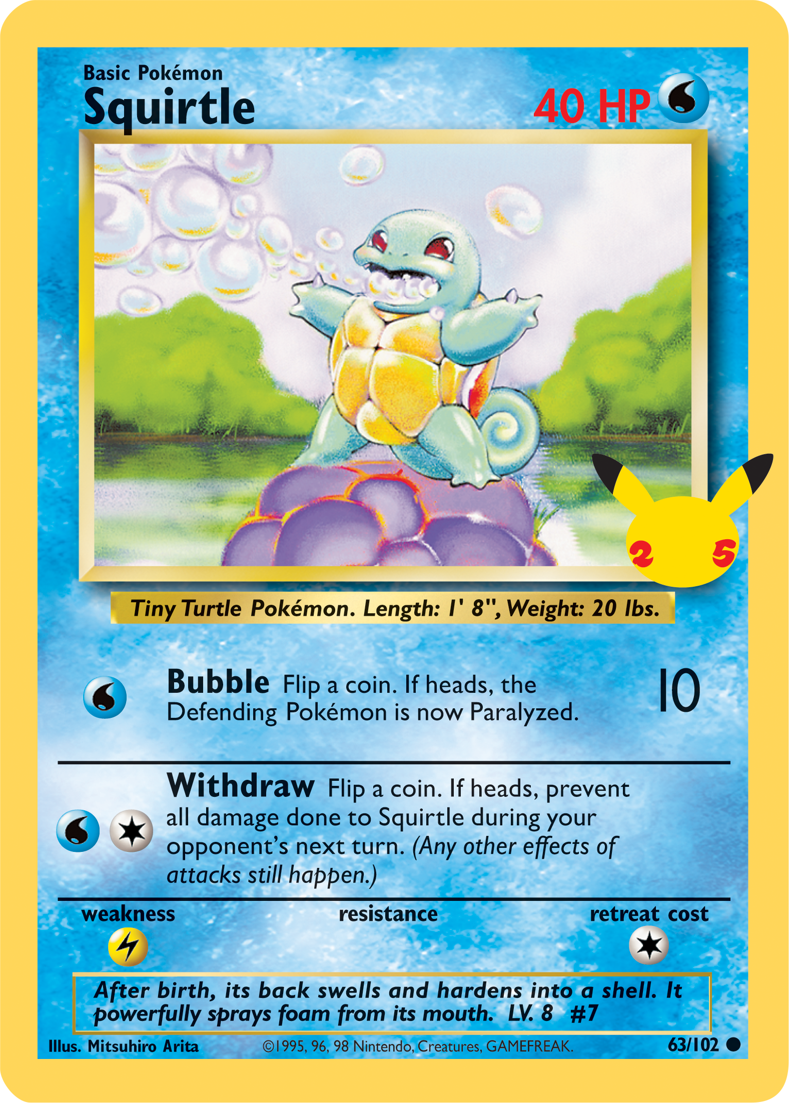 Squirtle (63/102) (Jumbo Card) [First Partner Pack] | GnG Games