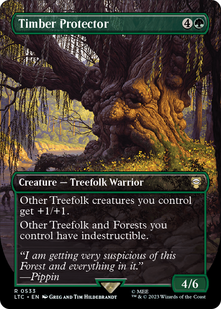 Timber Protector (Borderless) [The Lord of the Rings: Tales of Middle-Earth Commander] | GnG Games