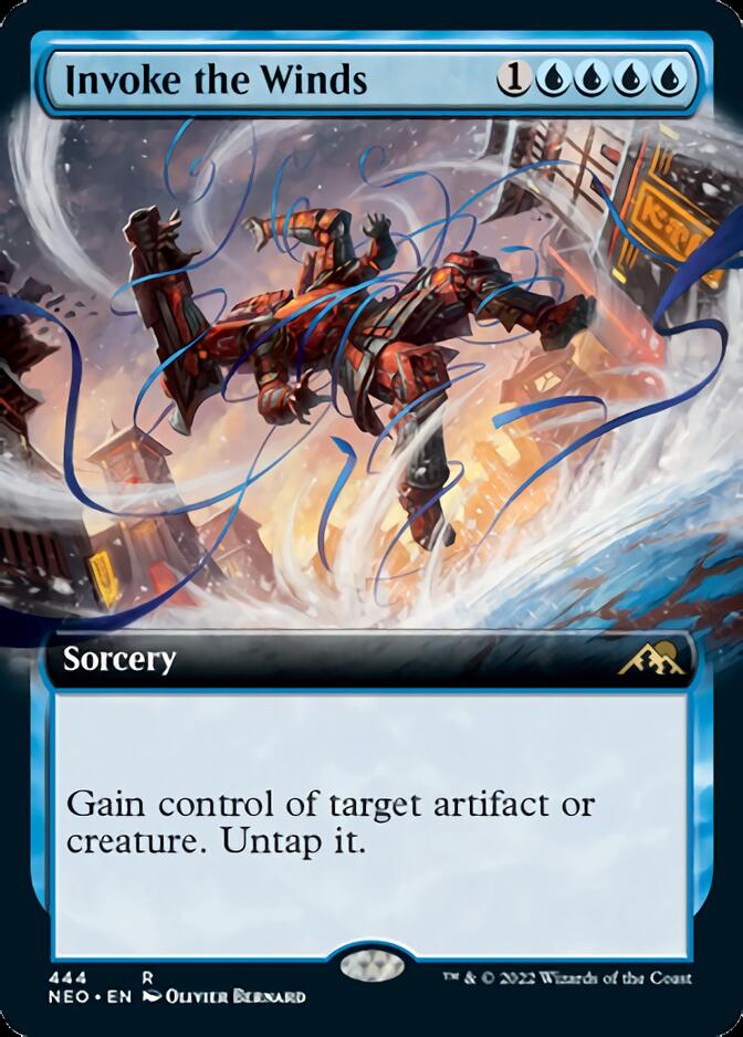 Invoke the Winds (Extended Art) [Kamigawa: Neon Dynasty] | GnG Games