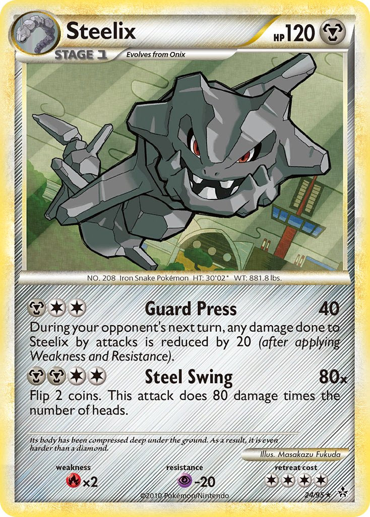 Steelix (24/95) (Theme Deck Exclusive) [HeartGold & SoulSilver: Unleashed] | GnG Games