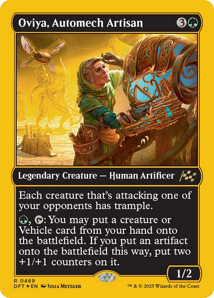 Oviya, Automech Artisan (First-Place Foil) [Aetherdrift] | GnG Games