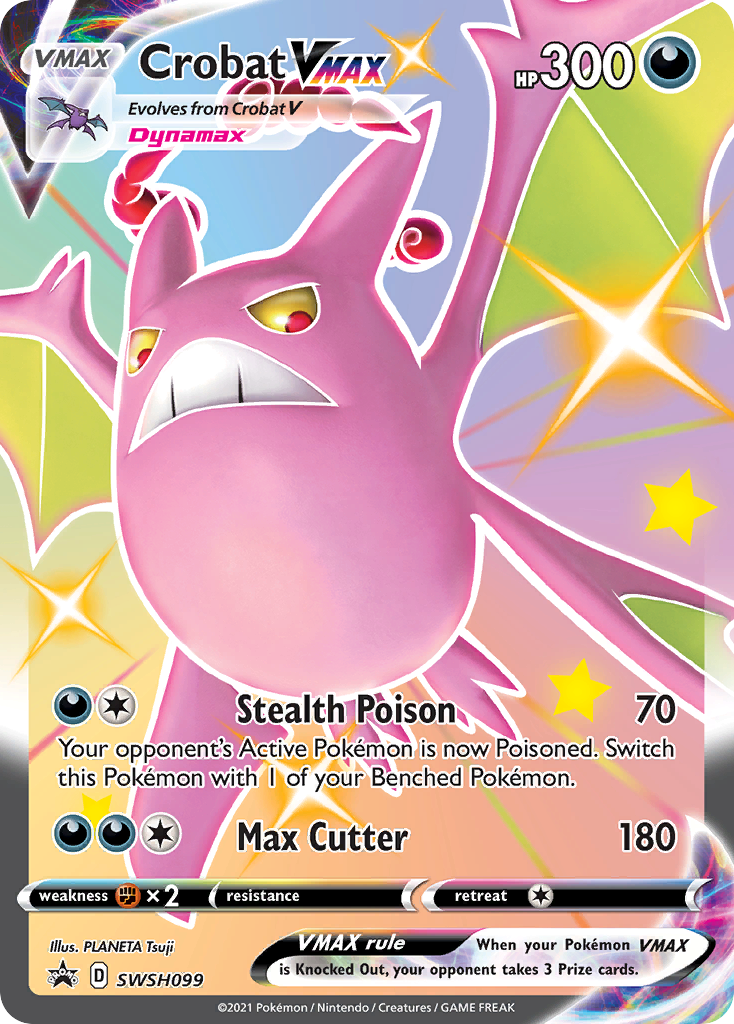 Crobat VMAX (SWSH099) [Sword & Shield: Black Star Promos] | GnG Games