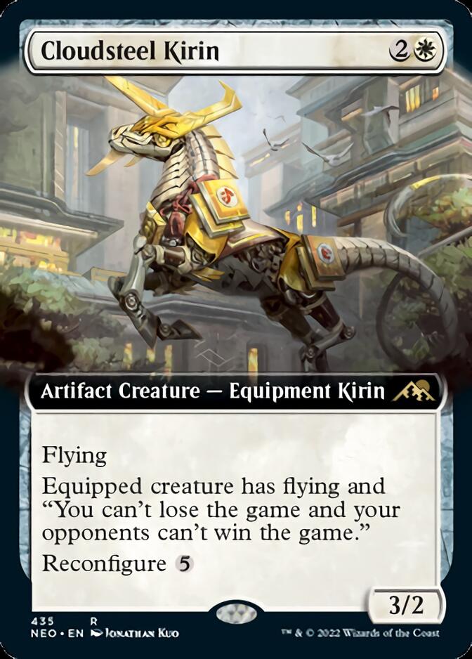 Cloudsteel Kirin (Extended Art) [Kamigawa: Neon Dynasty] | GnG Games