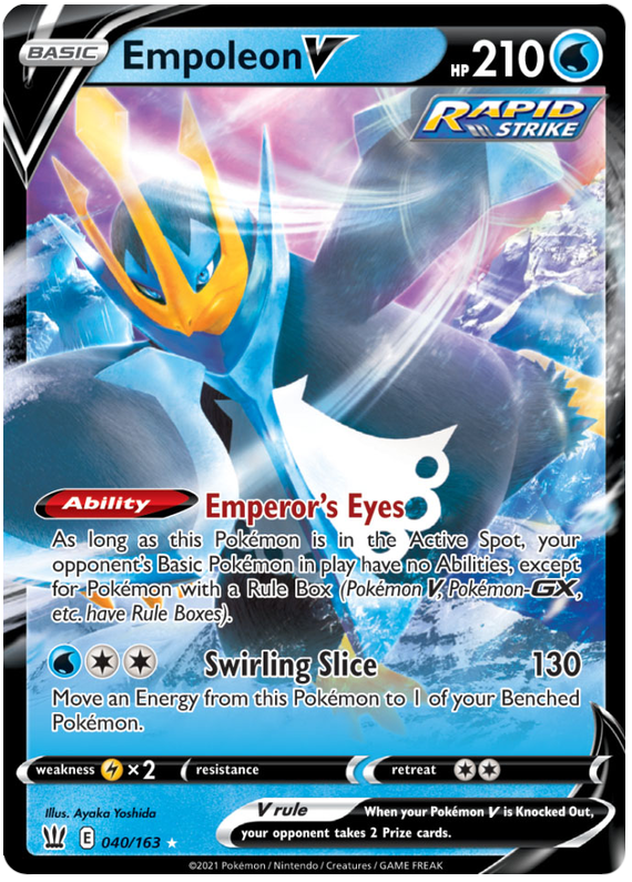 Empoleon V (040/163) [Sword & Shield: Battle Styles] | GnG Games