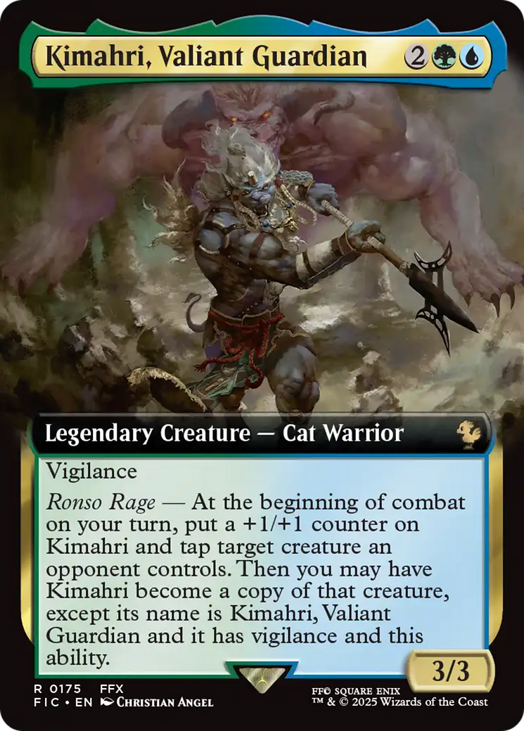 Kimahri, Valiant Guardian (Extended Art) [FINAL FANTASY Commander] | GnG Games