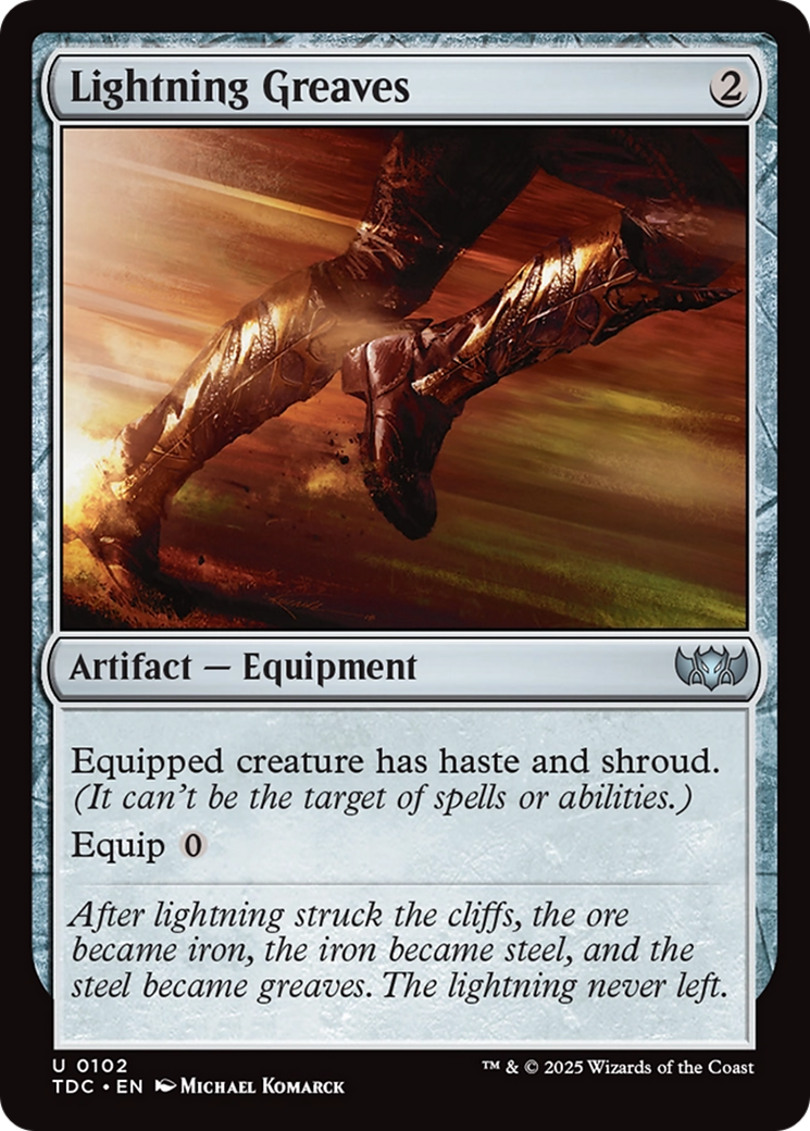 Lightning Greaves [Tarkir: Dragonstorm Commander] | GnG Games