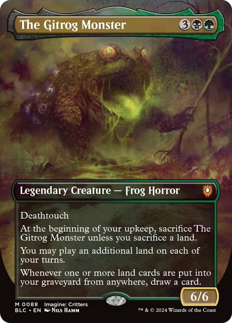 The Gitrog Monster (Borderless) [Bloomburrow Commander] | GnG Games