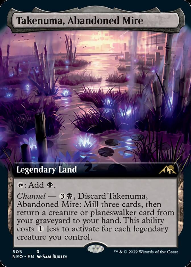 Takenuma, Abandoned Mire (Extended Art) [Kamigawa: Neon Dynasty] | GnG Games