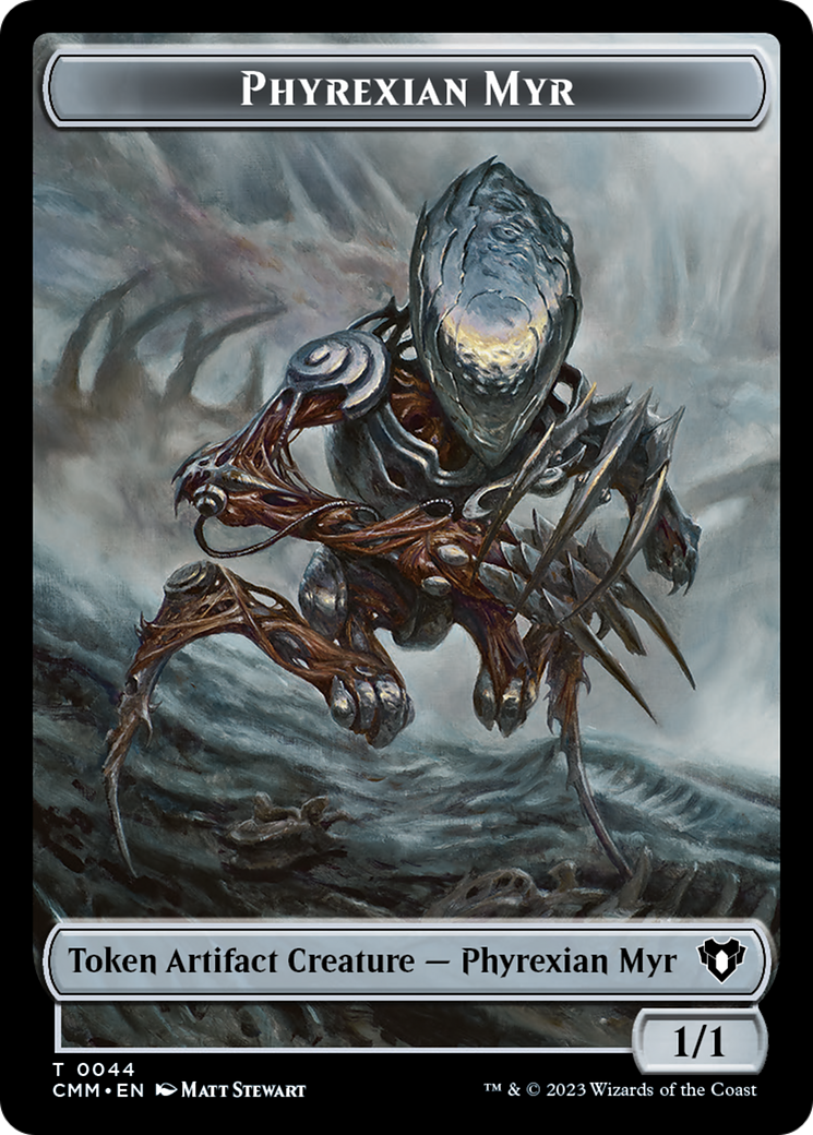 Phyrexian Myr Token [Commander Masters Tokens] | GnG Games