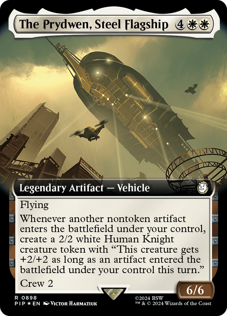 The Prydwen, Steel Flagship (Extended Art) (Surge Foil) [Fallout] | GnG Games