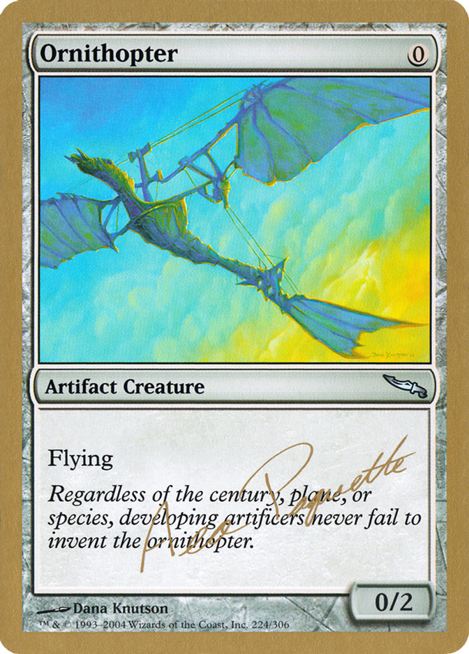 Ornithopter (Aeo Paquette) [World Championship Decks 2004] | GnG Games