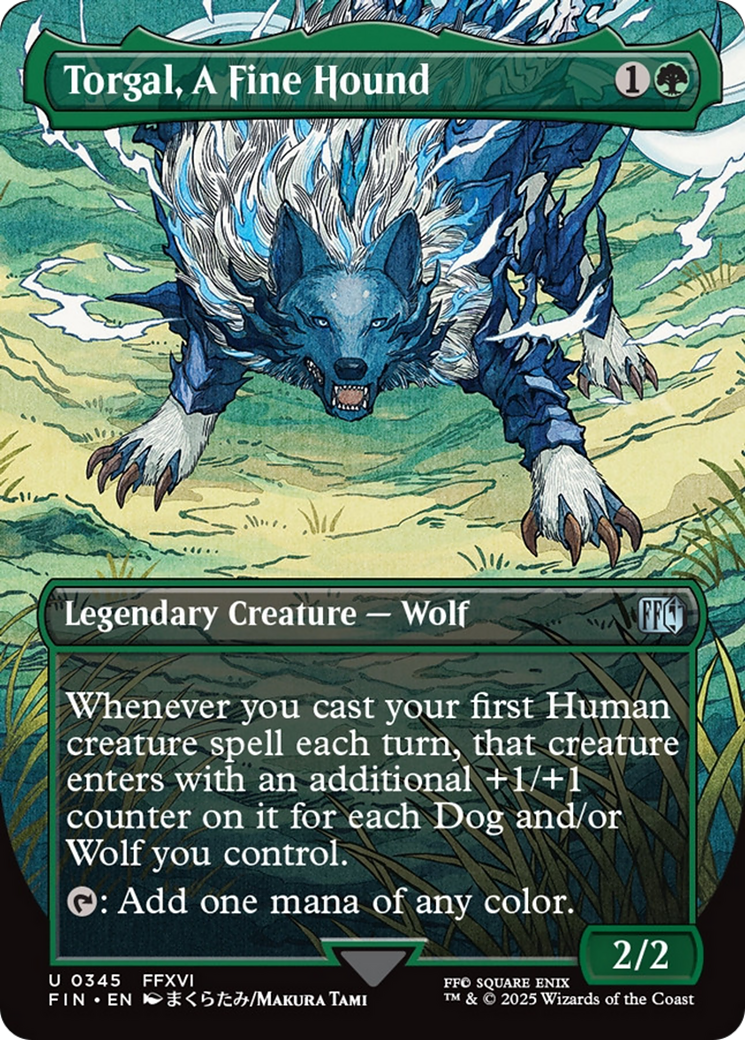 Torgal, A Fine Hound (Borderless) [FINAL FANTASY] | GnG Games