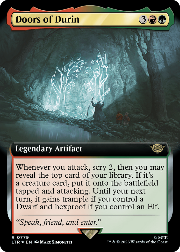 Doors of Durin (Extended Art) (Surge Foil) [The Lord of the Rings: Tales of Middle-Earth] | GnG Games