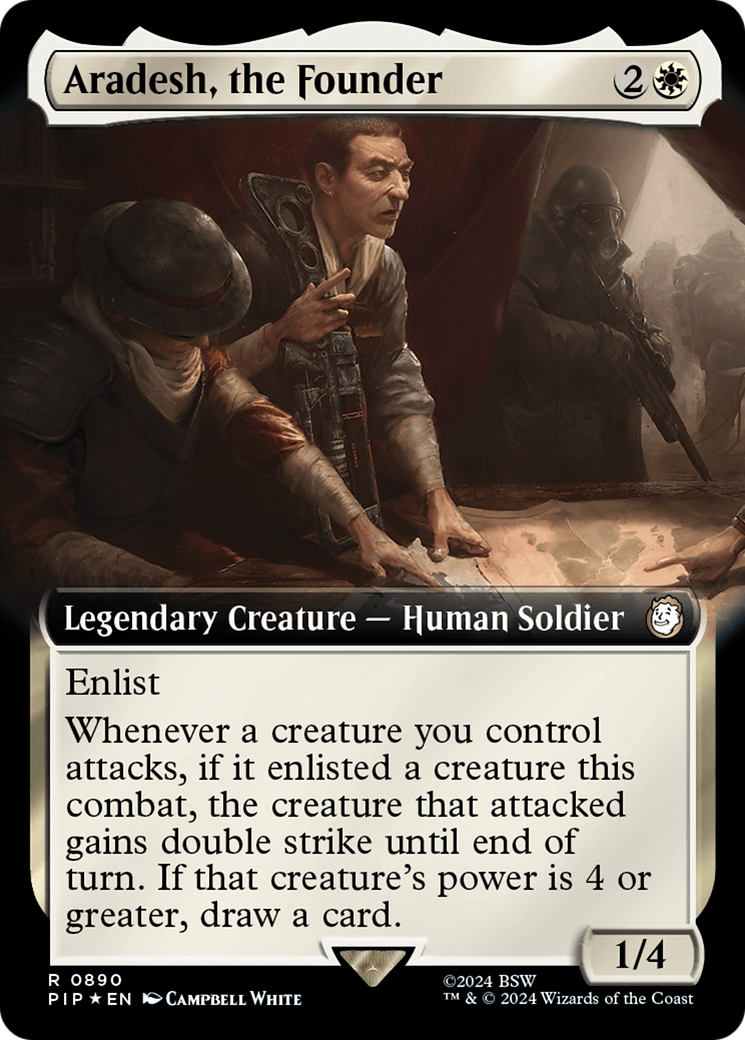 Aradesh, the Founder (Extended Art) (Surge Foil) [Fallout] | GnG Games