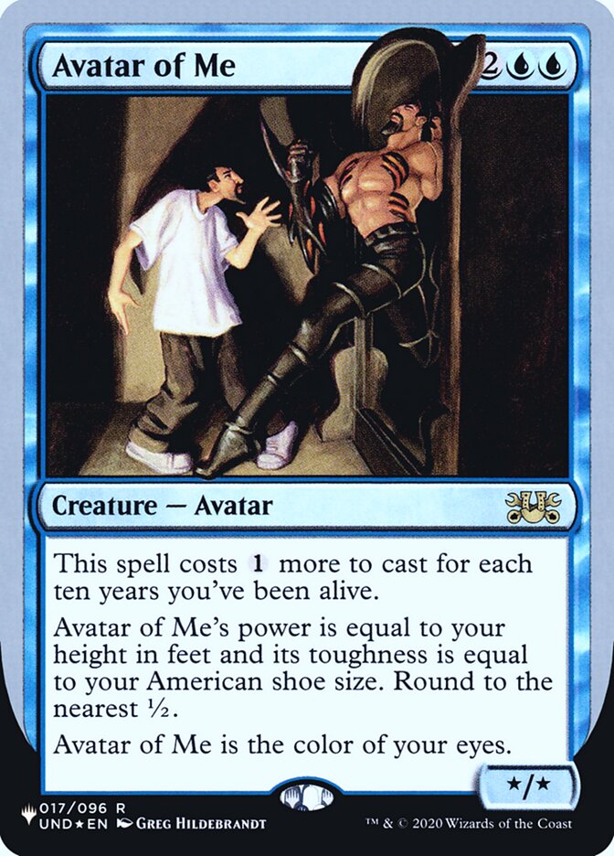 Avatar of Me (Unfinity Foil Edition) [The List] | GnG Games